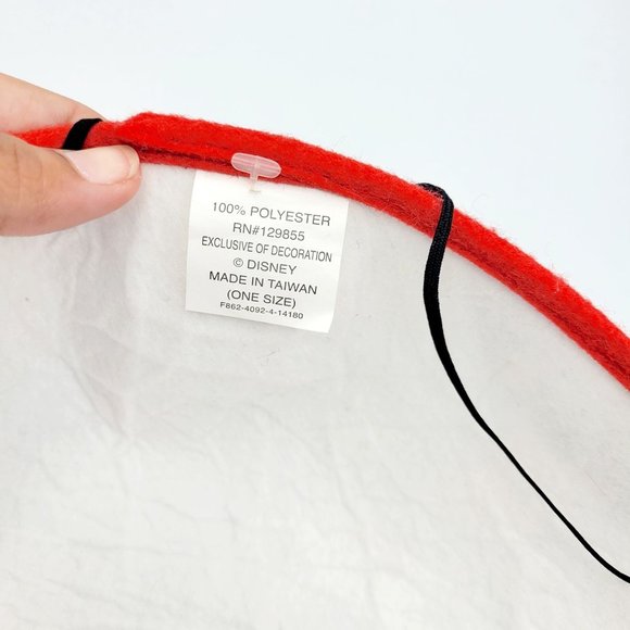 Disney Parks 2015 Youth Size Mickey Ears Hat Red Ears Star Print - Picture 7 of 9